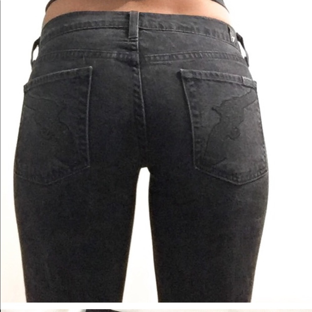 7 for All Mankind low rise flare jeans Y2K
